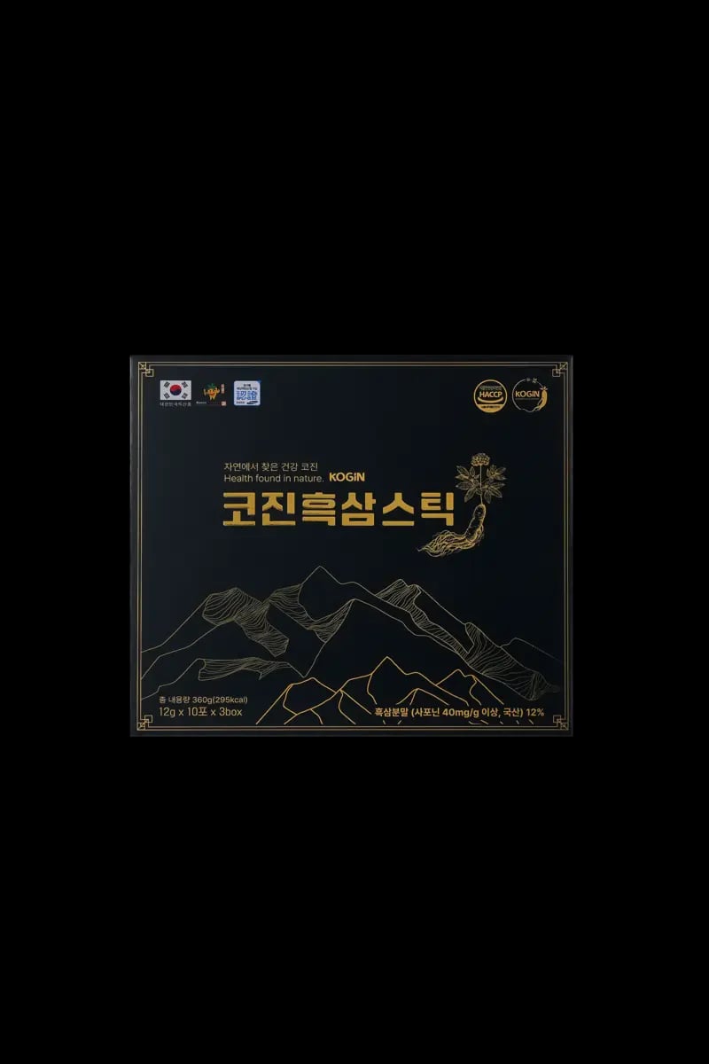 코진 흑삼스틱 단품 상자 정면